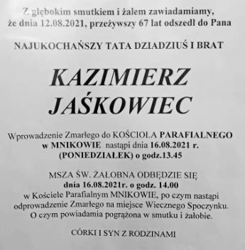 [*] Kazimierz Jaśkowiec