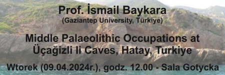 Paleolit w Turcji. Cykl wykładów